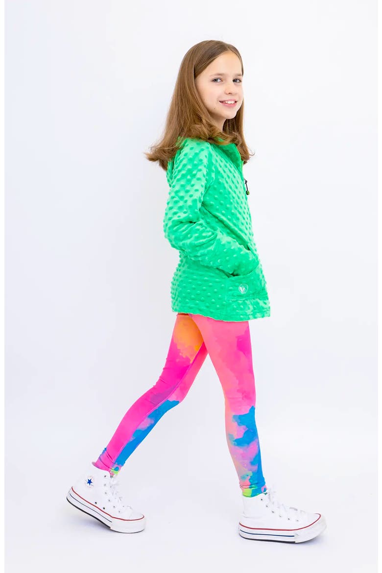 Multicolor Abstract Printed Leggings, Main, color, Multicolor