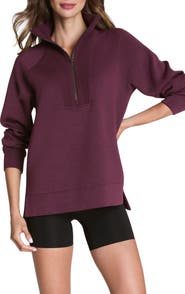SPANX® Air Essentials Brushed Half-Zip Sweatshirt