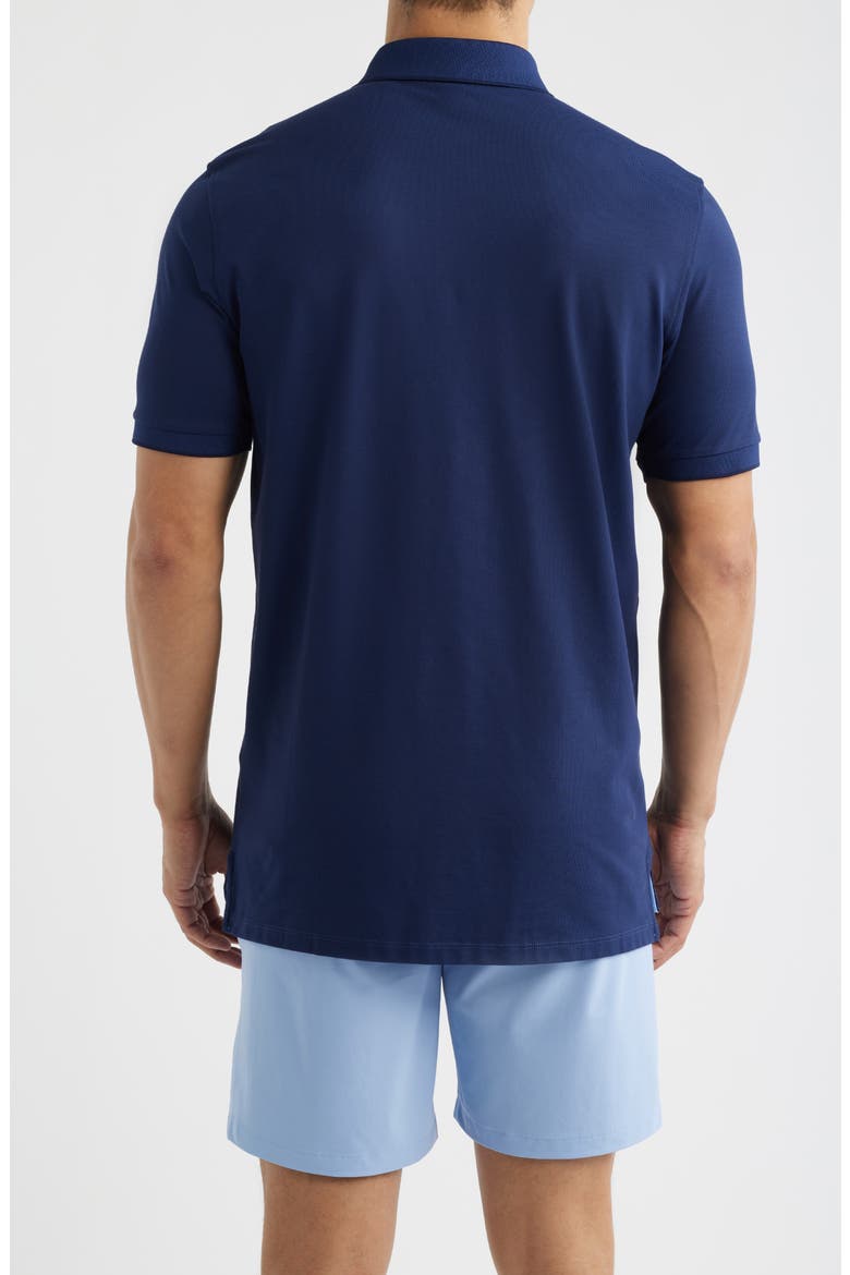 Crowley Icon Piqué Performance Golf Polo, Alternate, color, MALTESE BLUE