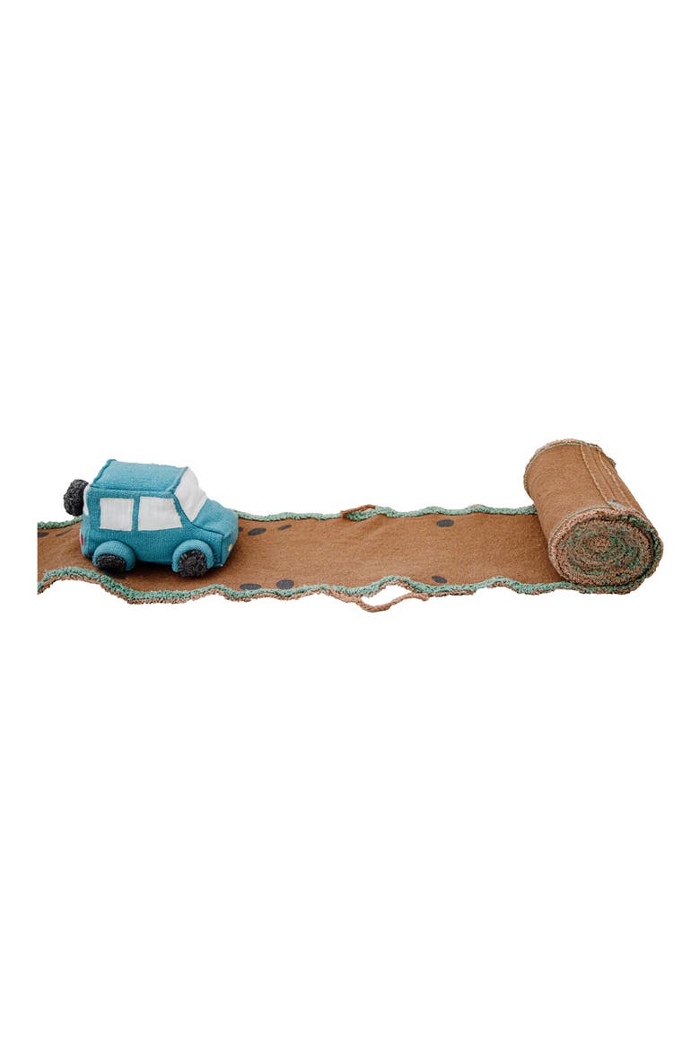 Safari Car Ride N' Roll Bag, Alternate, color, PETROL BLUE TOFFEE NATURAL RED