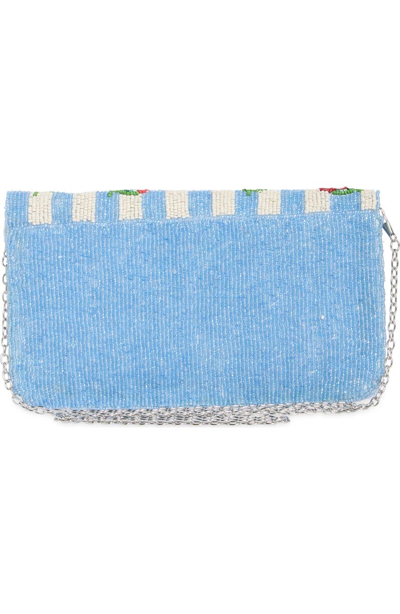 Collection XIIX Beaded Strawberry Envelope Clutch, Alternate, color, Blue Multi