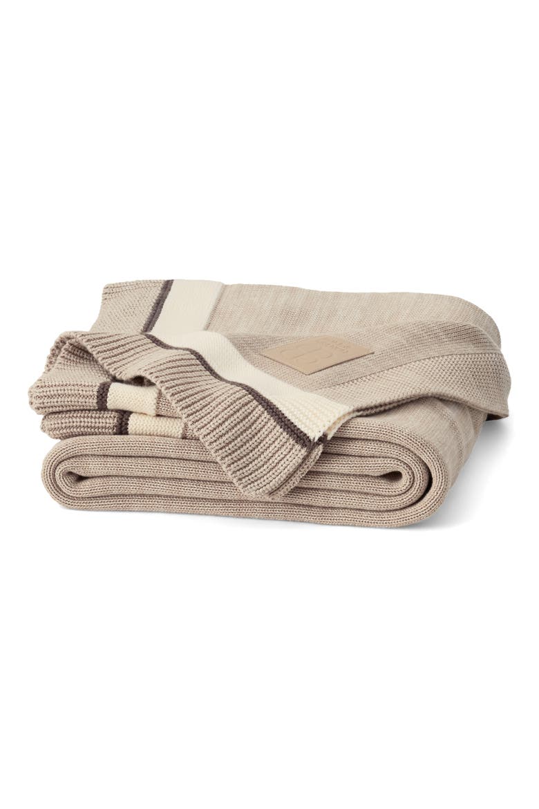 Court Knit Throw Blanket, Main, color, HEATHERED OATMEAL