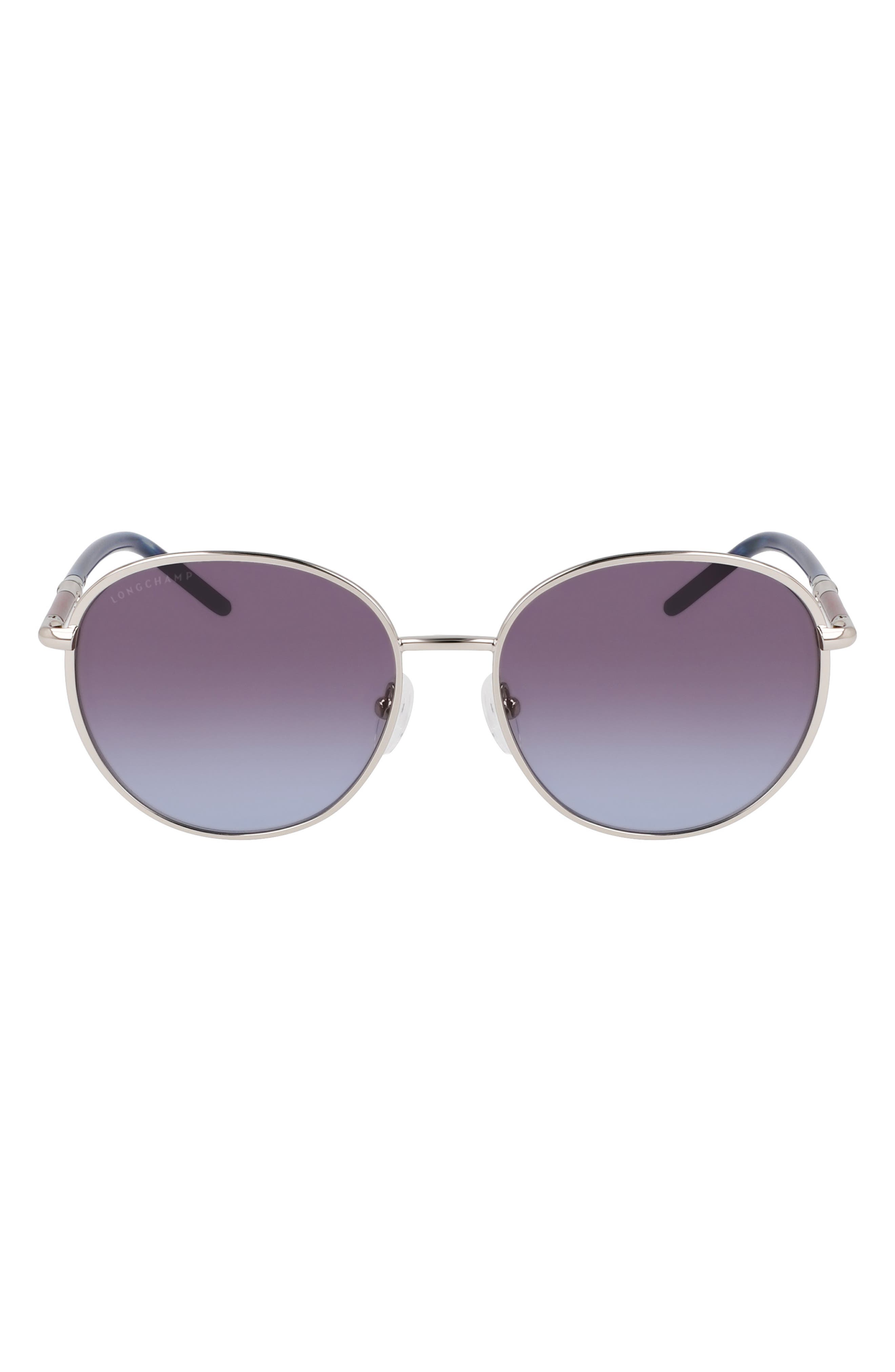 Longchamp 53mm Gradient Round Sunglasses