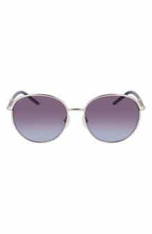 Longchamp 53mm Gradient Round Sunglasses