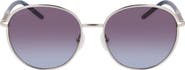 Longchamp 53mm Gradient Round Sunglasses