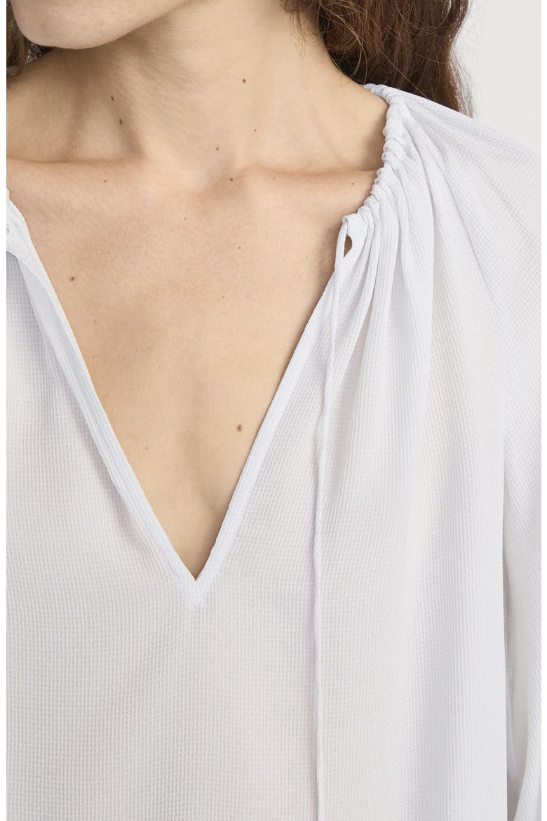 The Silk Balloon Top, Alternate, color, ICE BLUE
