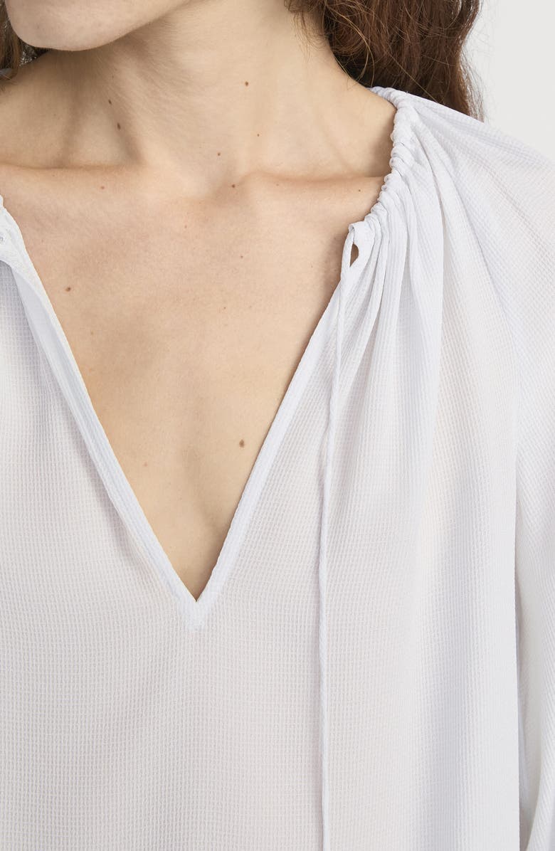 FRAME The Silk Balloon Top, Alternate, color, Ice Blue