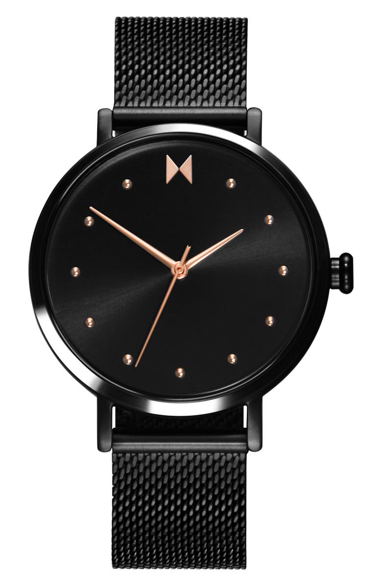 MVMT WATCHES MVMT Dot Mesh Strap Watch, 36mm, Main, color, 