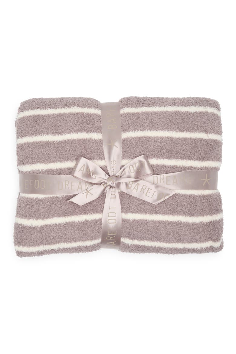 CozyChic® Horizontal Stripe Throw Blanket, Alternate, color, BEACH ROCK-CREAM