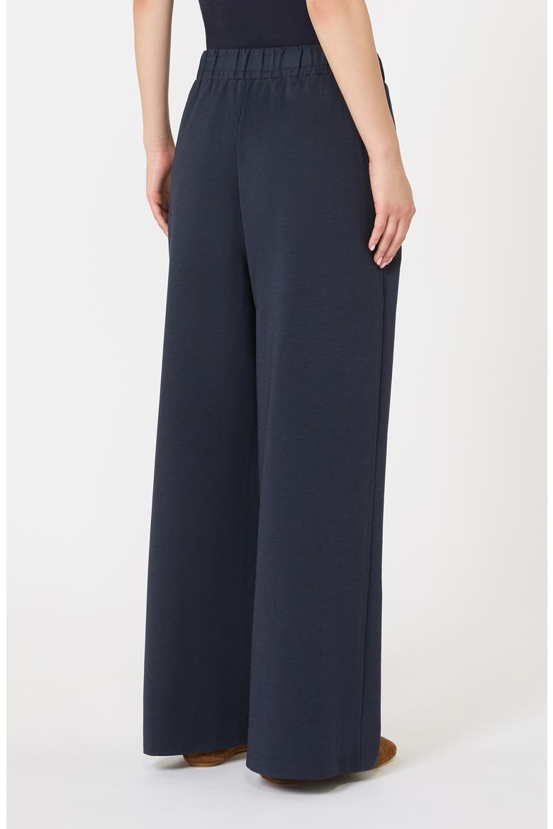 Jersey Drawstring Waist Pants, Alternate, color, NAVY