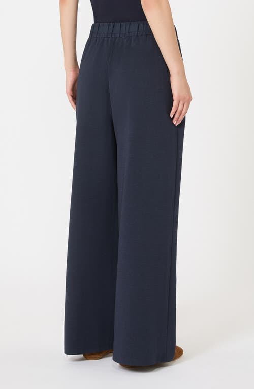 Weekend Max Mara Jersey Drawstring Waist Pants In Blue