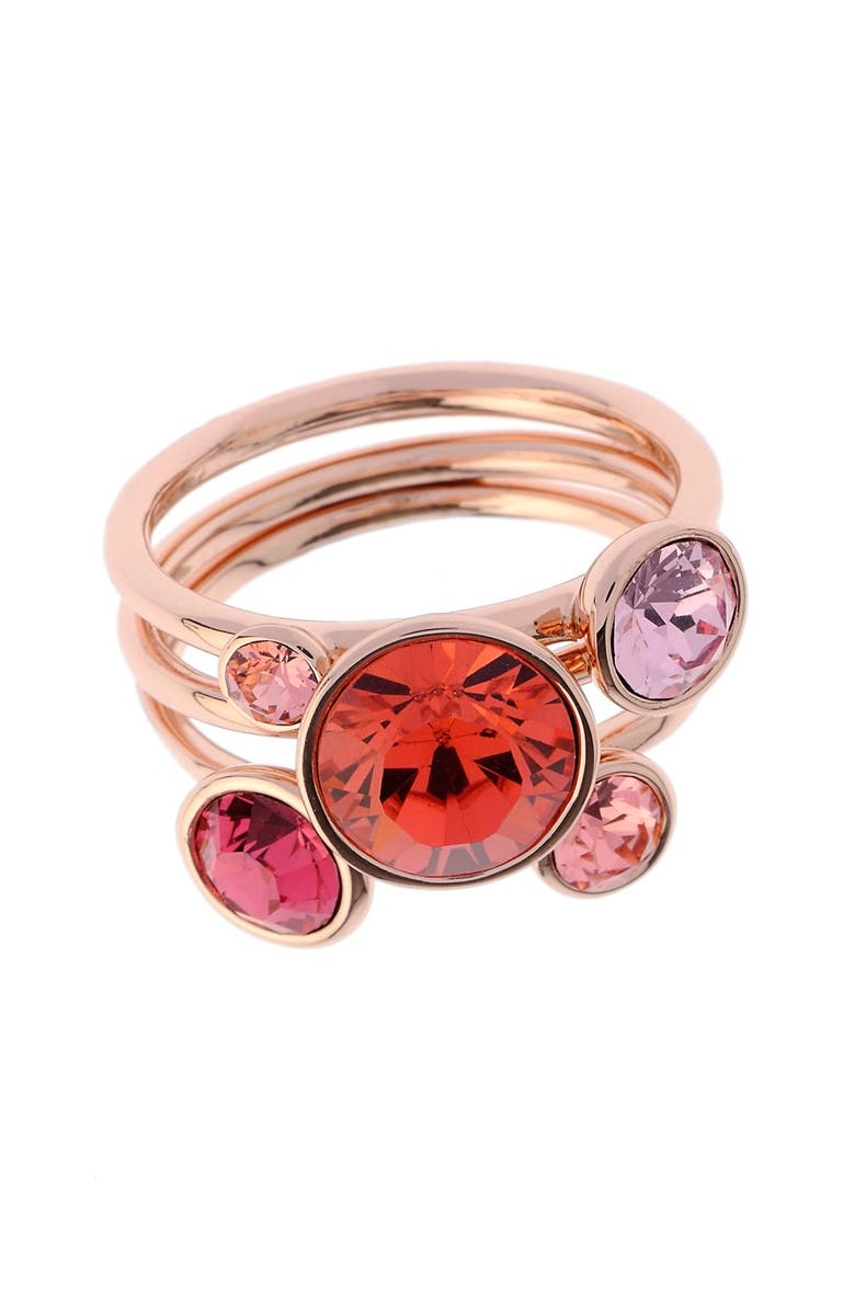 Ted Baker London 'Jackie' Crystal Stacking Rings, Main, color,