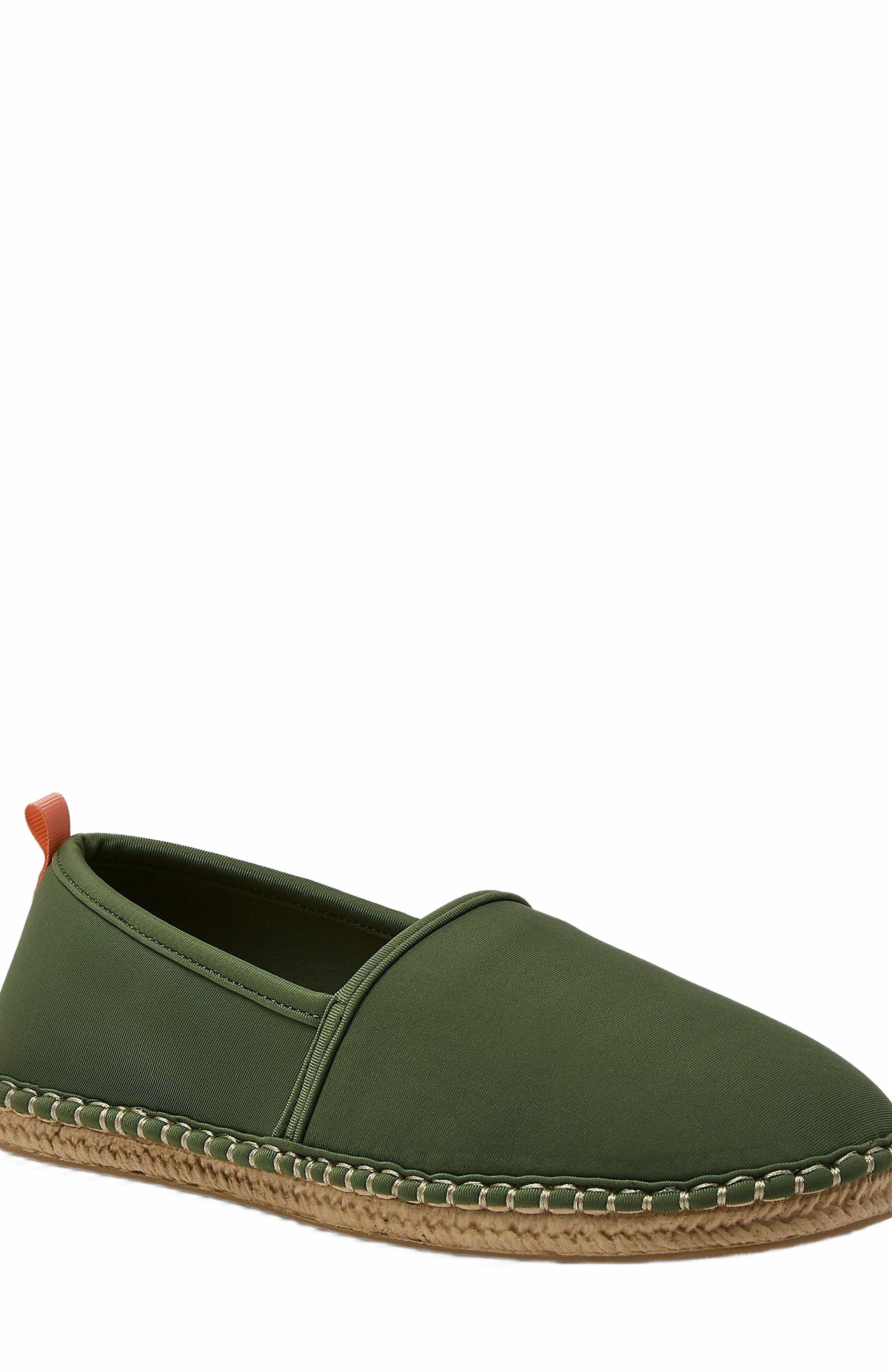 Lands
 End Espadrille Beach and Water Shoes, Alternate, color, Lily Pad