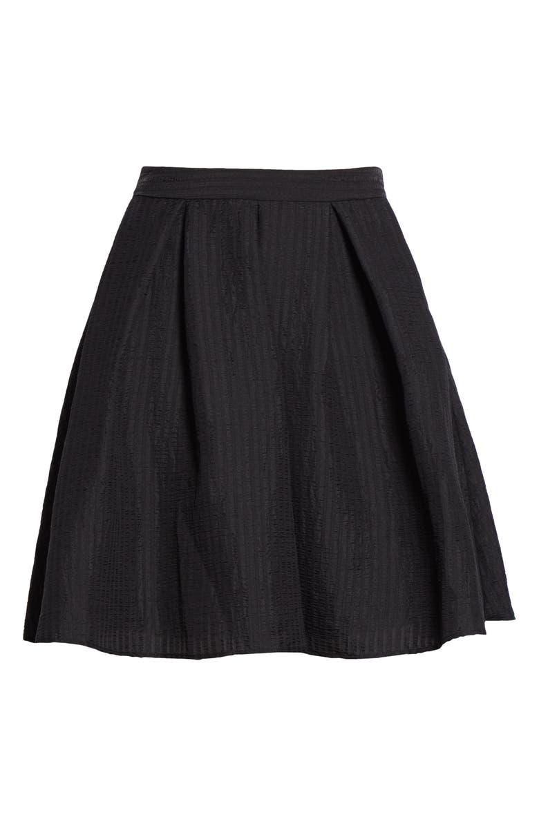 Club Monaco Box Pleat Skater Skirt, Alternate, color, 