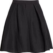 Club Monaco Box Pleat Skater Skirt
