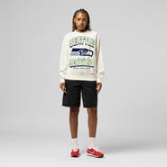 Mitchell & Ness Women's  Mitchell & Ness  Cream Seattle Seahawks Tonal Arch Sweatshirt