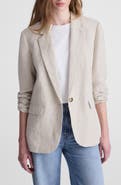 Madewell The Mercer Linen Relaxed Blazer