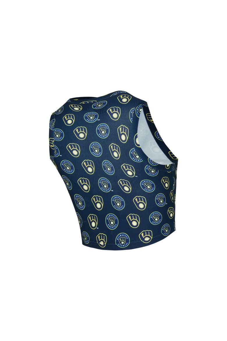 Women's Concepts Sport  Navy Milwaukee Brewers Knit Tank Top & Skort Set, Alternate, color, Navy