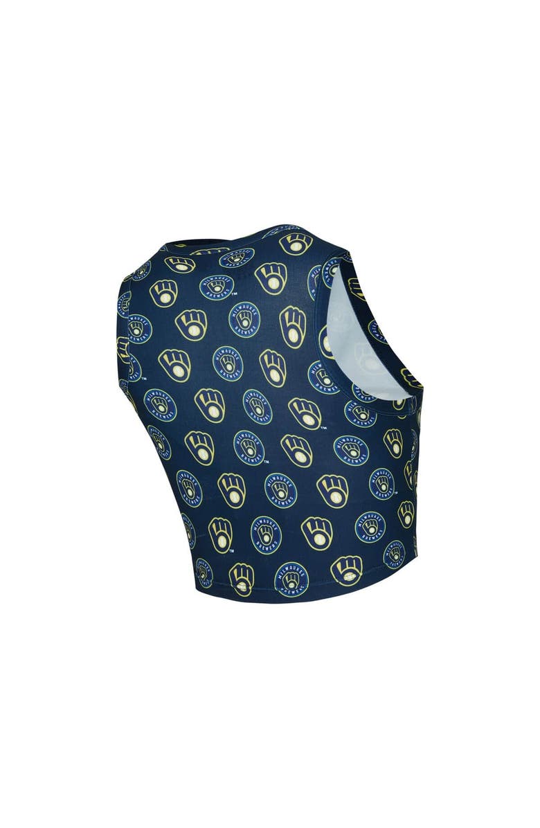 CONCEPTS SPORT Women's Concepts Sport Navy Milwaukee Brewers Knit Tank Top & Skort Set, Alternate, color, Navy