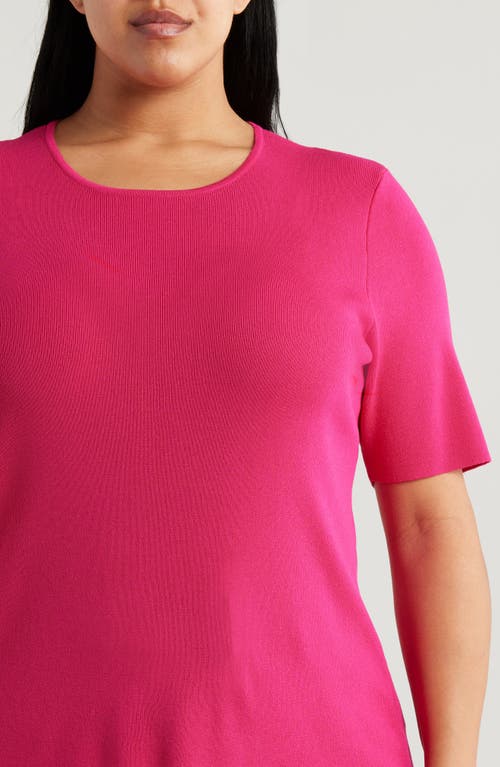 TAHARI ASL TAHARI ASL SHORT SLEEVE SWEATER