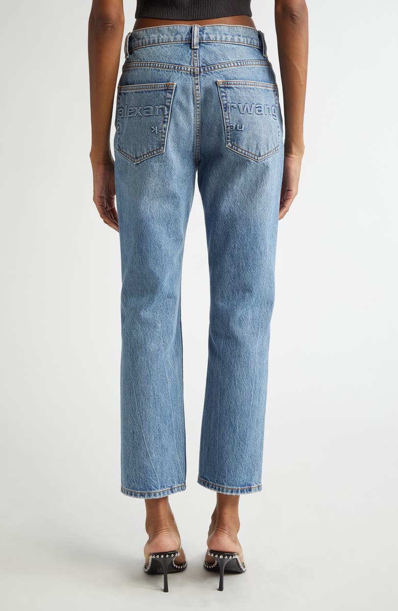 Alexander Wang OG High Waist Stovepipe Jeans, Alternate, color,