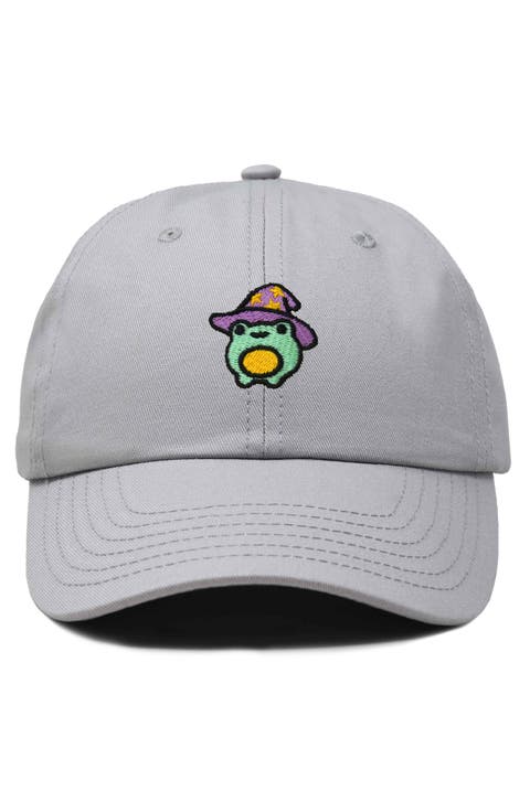 Sorcerer Frog Embroidered Dad Hat