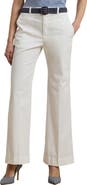 Lauren Ralph Lauren Stretch Cotton Flare Leg Chinos