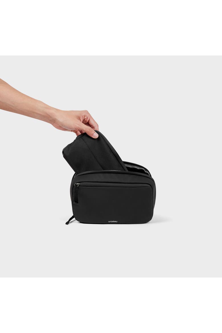 2-in-1 Tech Accessory Pouch, Alternate, color, Black