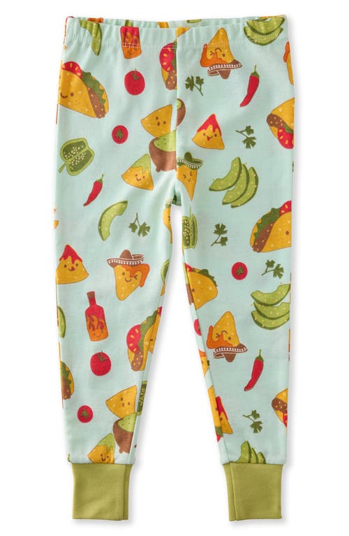 Butterblu Kids' Zen Print Fitted Organic Cotton Two-piece Pajamas In Multi