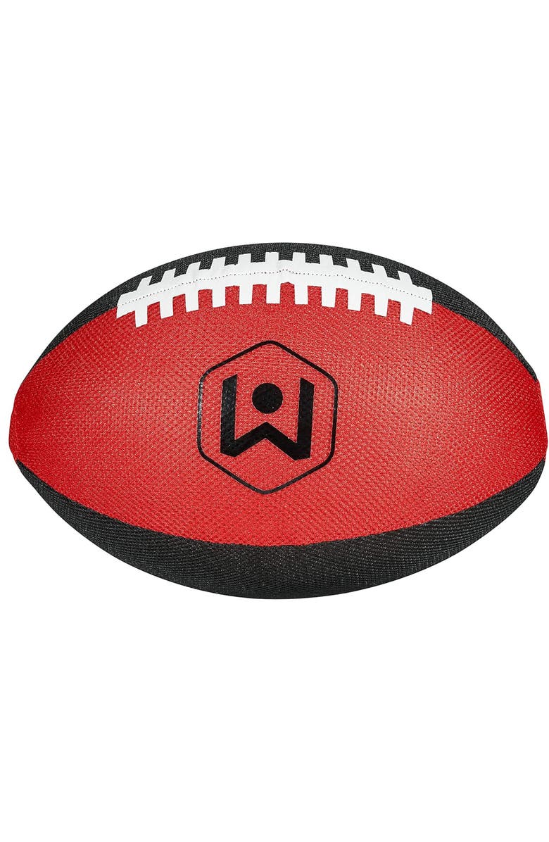 Wicked Big Sports Oversized 16" Football Inflatable Ball, Pump Included, Alternate, color, Red