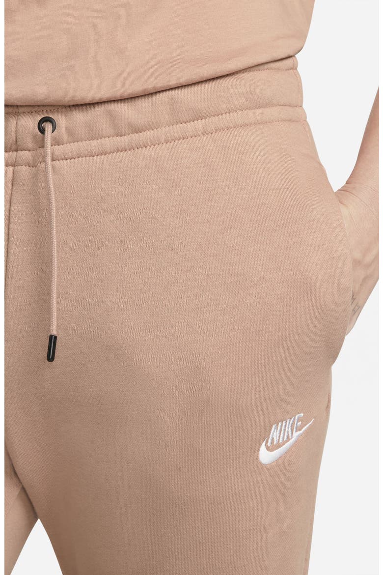 Sportswear Essential Fleece Pants, Alternate, color, ROSE WHISPER/ WHITE