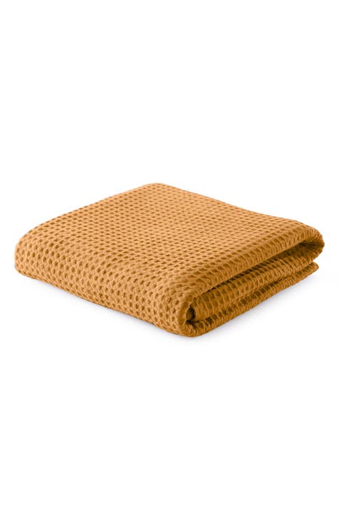 Super Soft Cotton All-Season Waffle Weave Throw Blanket