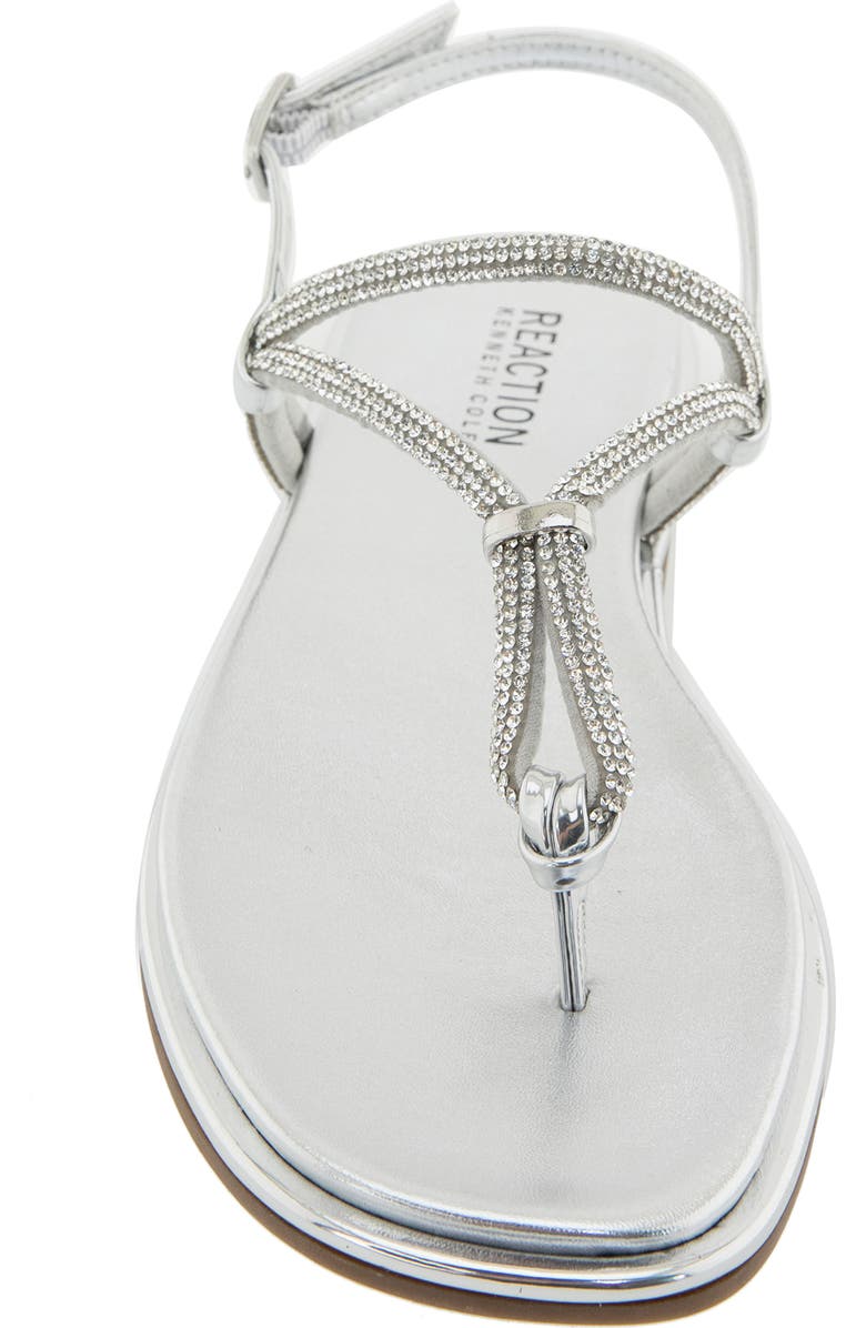 Reaction Kenneth Cole Wali Crystal Sandal, Alternate, color, Silver