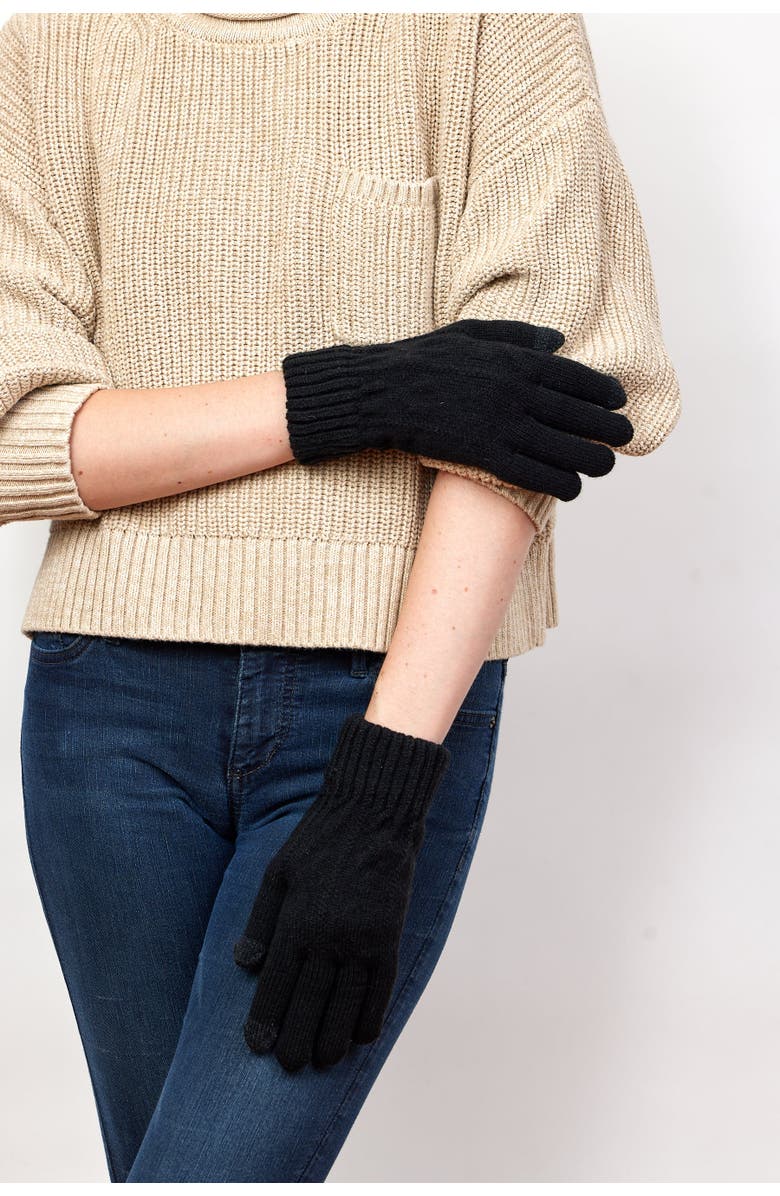 Hat Attack Frosty Touch Glove, Alternate, color, Black