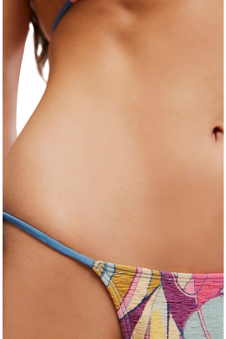 Michelle Side Tie Bikini Bottoms, Alternate, color, OASIS PRINT