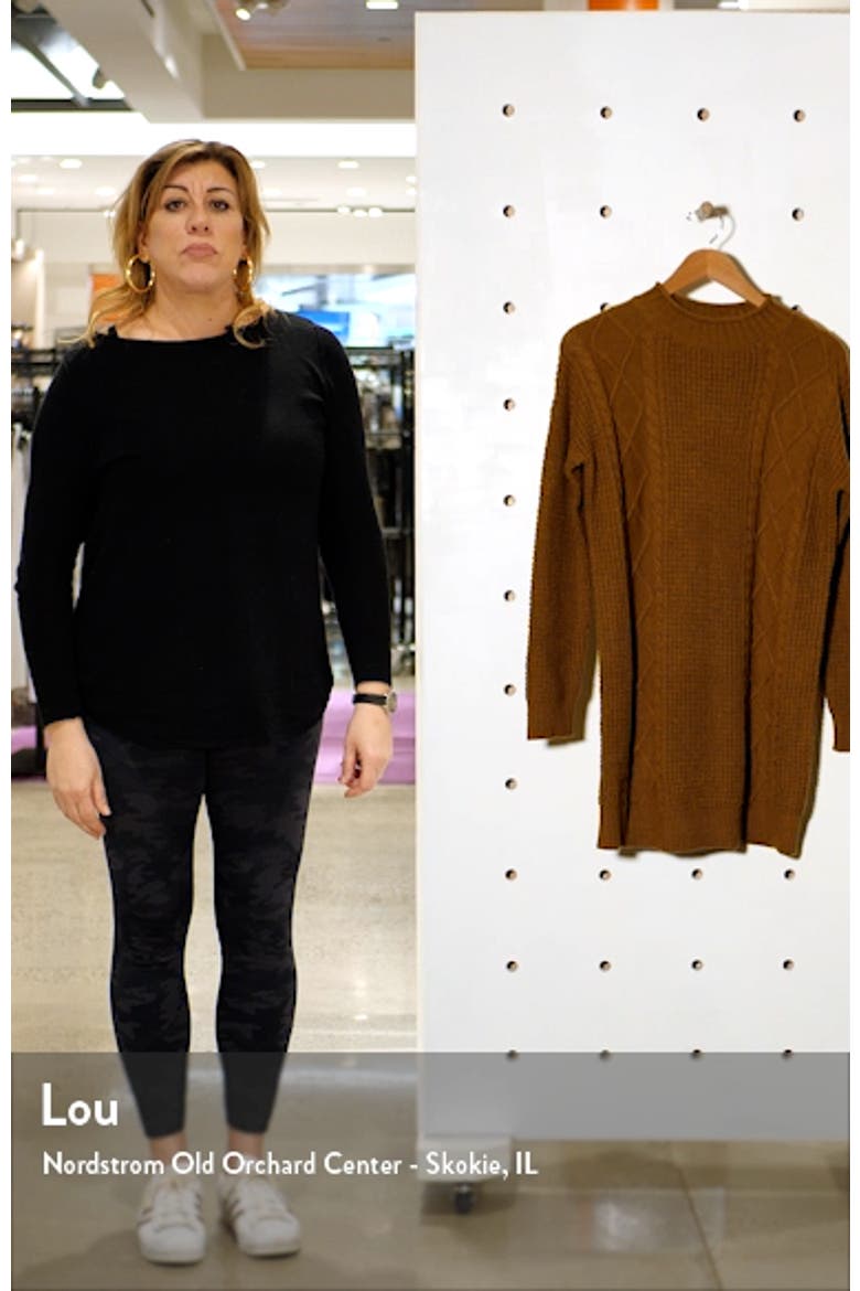 Cable Knit Sweater Dress video