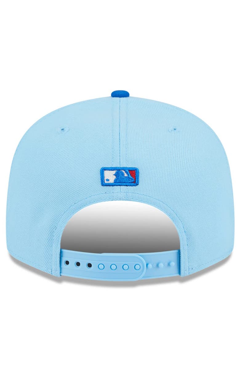 New Era Men's New Era Light Blue/Blue Colorado Rockies 2025 Fourth of July 9FIFTY Snapback Hat, Alternate, color,
