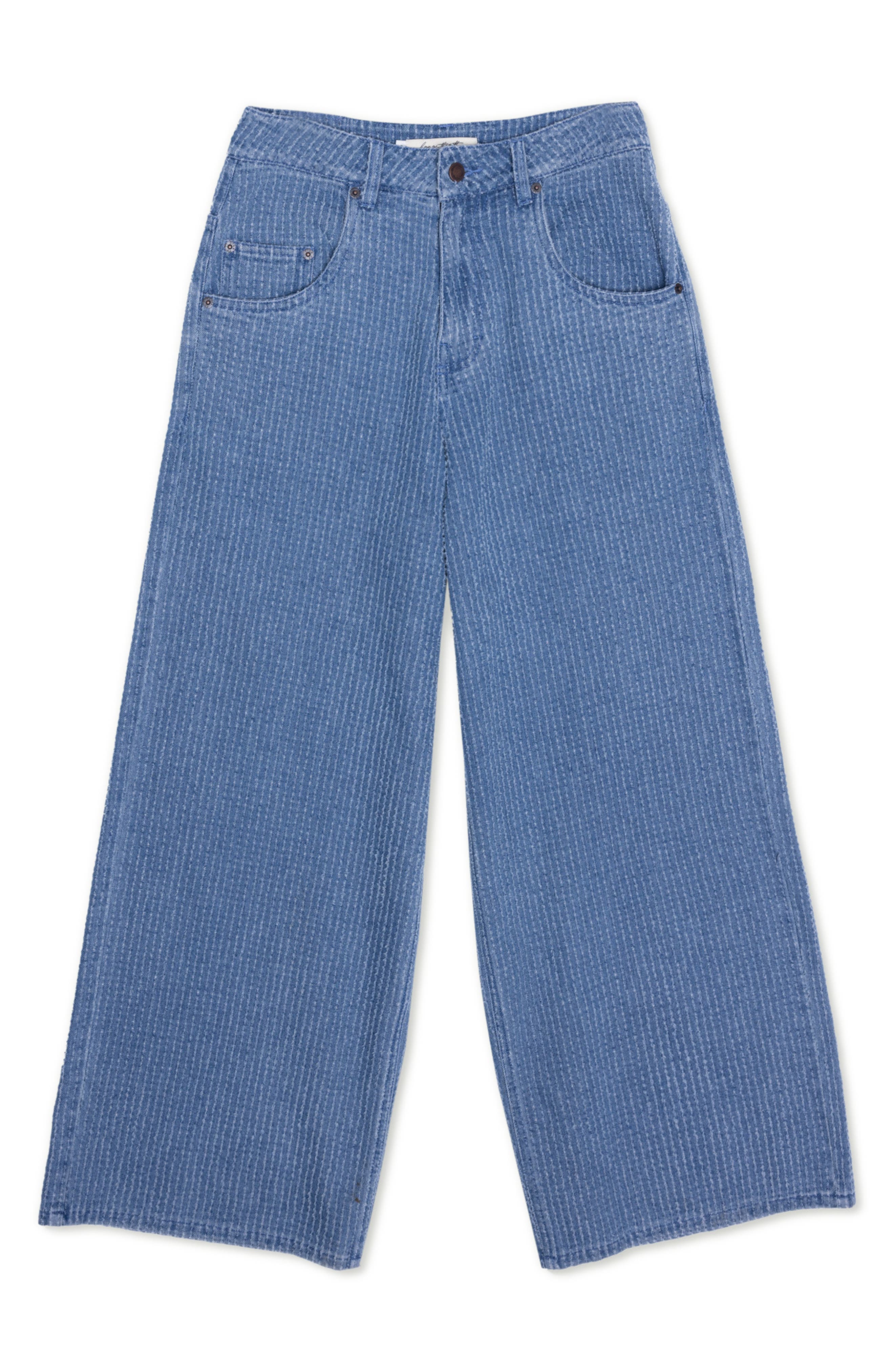 HONOR THE GIFT High Waist Stripe Wide Leg Jeans