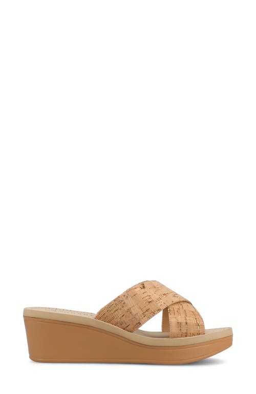 JOURNEE COLLECTION JOURNEE COLLECTION BIARA PLATFORM WEDGE SANDAL 