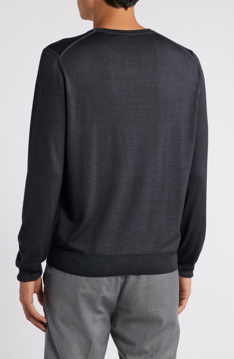 Canali Wool & Silk Crewneck Sweater, Alternate, color,
