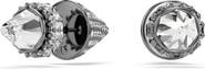 Swarovski Sublima Front/Back Spike Stud Earrings