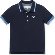 Hope & Henry Baby Boys' Organic Pique Polo, Infant