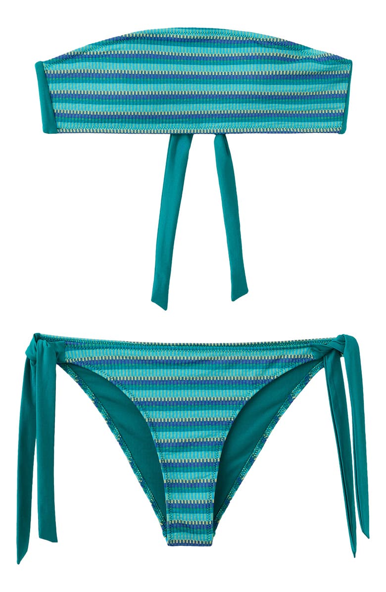 MANGO TEEN Bandeau Two-Piece Swimsuit, Alternate, color,