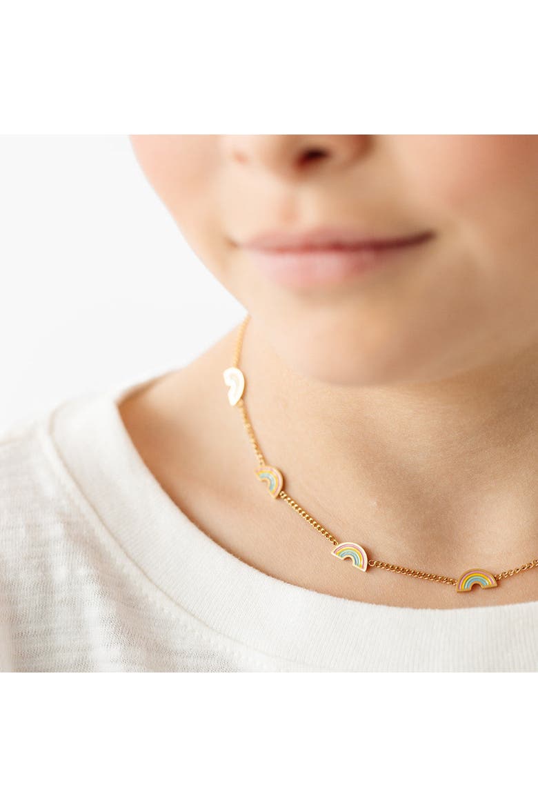 Rainbow Repeat Necklace, Alternate, color, Multi