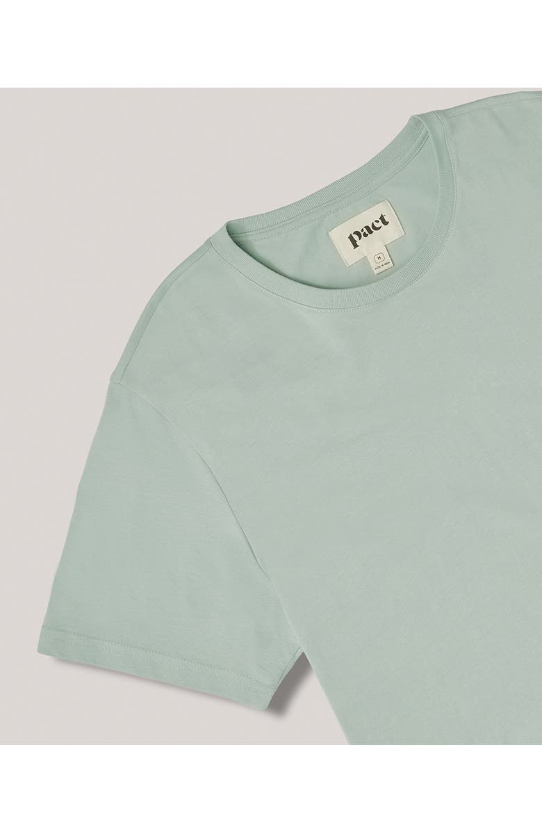 Pact Organic Cotton Softspun Crew Neck Tee, Alternate, color, Black