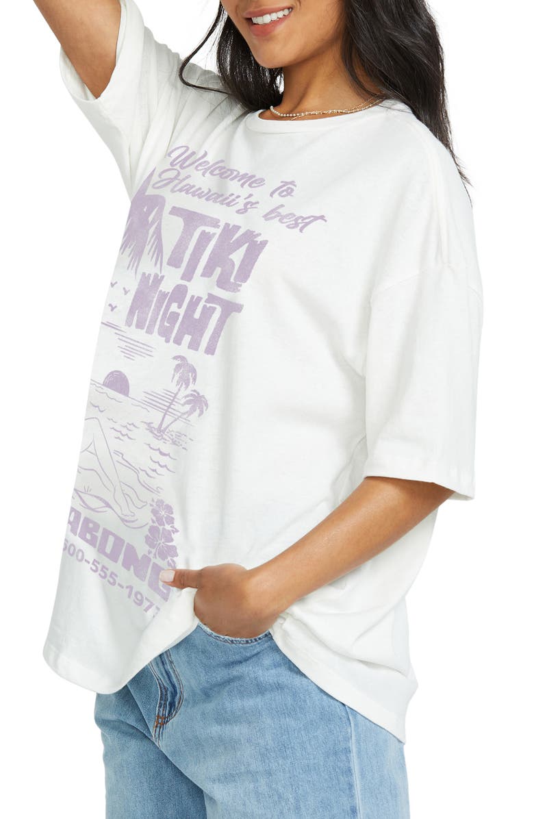 Billabong High on Life Oversize Cotton Graphic T-Shirt, Alternate, color, 