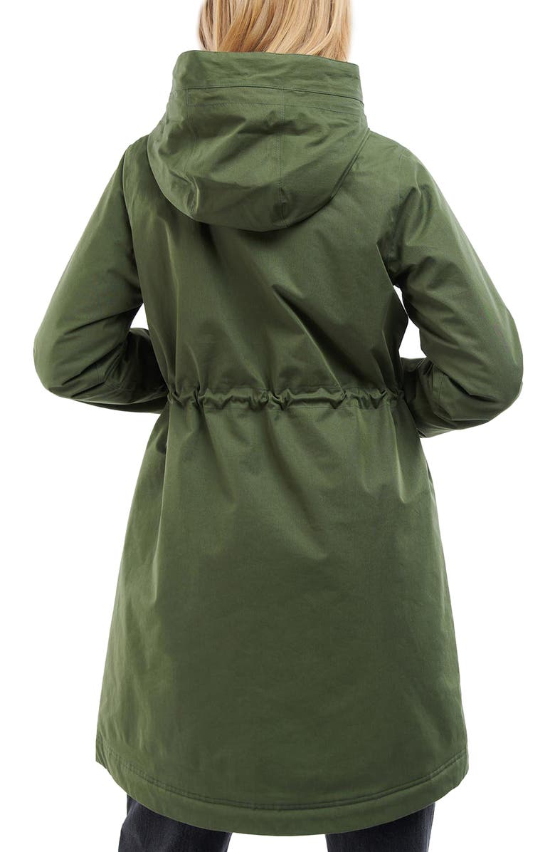 Barbour Bowlees Waterproof Longline Jacket, Alternate, color,