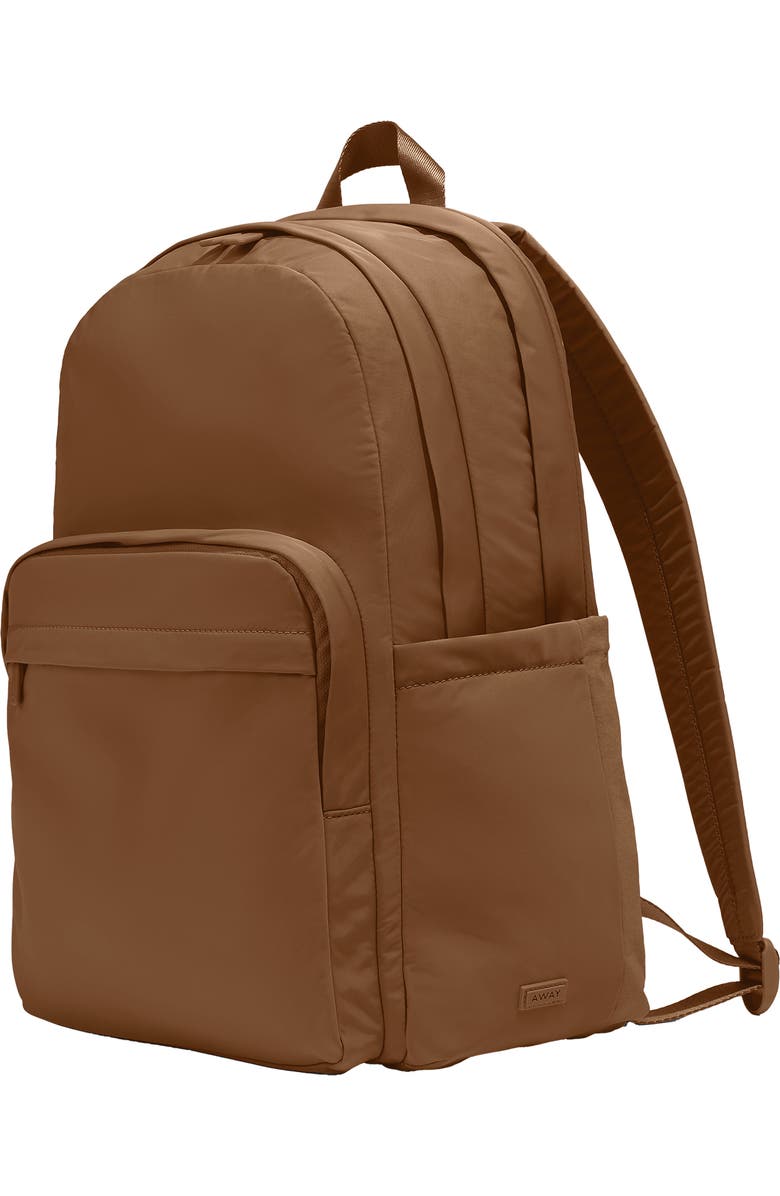 Away Large Featherlight Backpack, Alternate, color, Amaro Brown