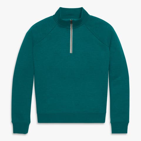 Adult Cozy Fleece Quarter-Zip Sweatshirt (Women'sFit)