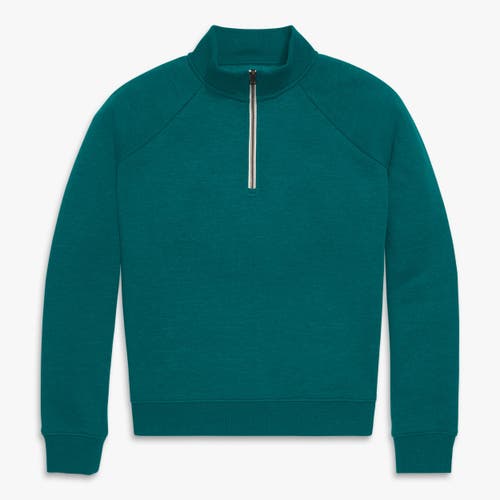 Primary Adult Cozy Fleece Quarter-zip Sweatshirt In Green